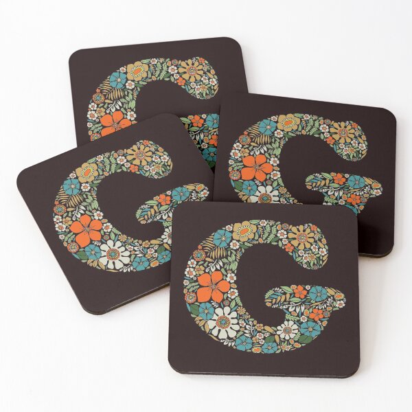 Item preview, Hippie Floral Letter G designed and sold by zeljkica.
