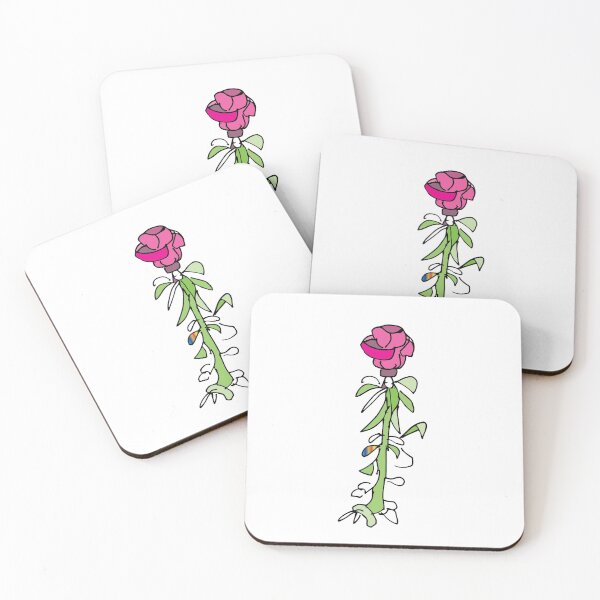 Item preview, Rose with a Rainbow Leaf, TeresaTown at Redbubble,  2020 designed and sold by Mark Stansberry.