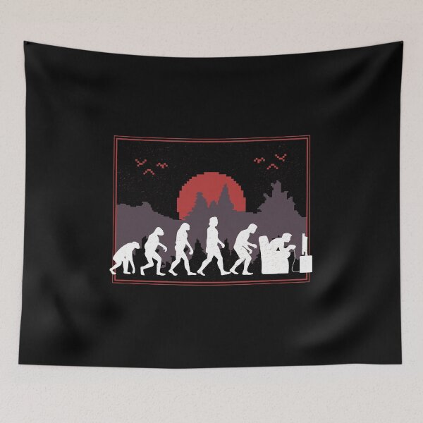 Item preview, Evolution of the Gamer designed and sold by HiFiTees.