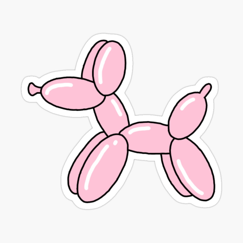 Translucent Pink Balloon Dog – kat + annie