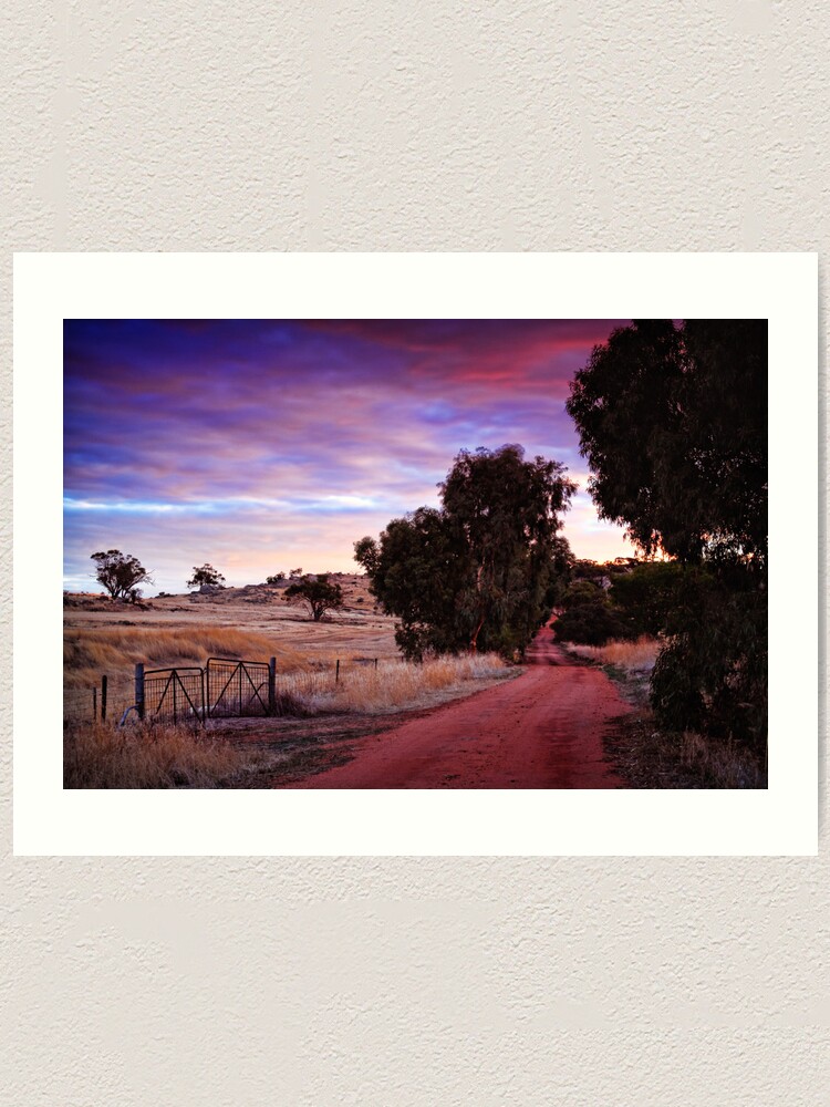Alternate view of A Walk Down The Lane Art Print