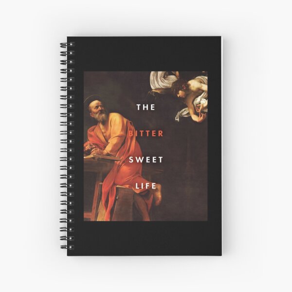 "The Bittersweet Life" Podcast Rectangular Logo V. 2 Spiral Notebook