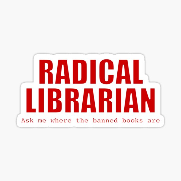Artikel-Vorschau von Radikaler Bibliothekar (Rot), designt und verkauft von pcaffin.