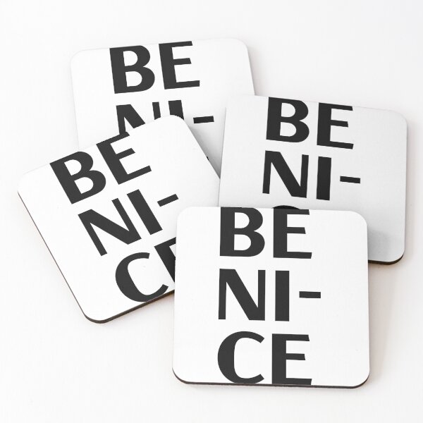 Item preview, be nice sticker designed and sold by rj-xo.
