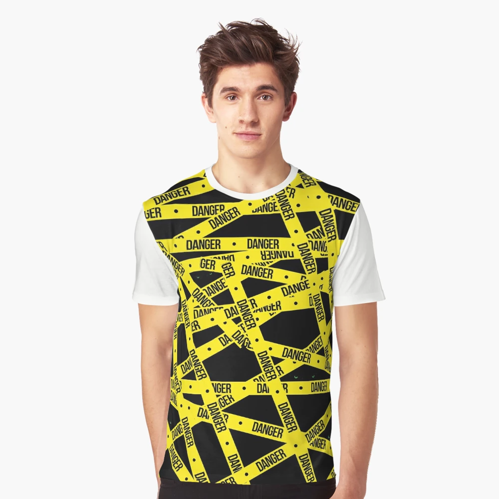 クリスマスツリー特価！ STUDIO SEVEN Caution Tape Print パーカー