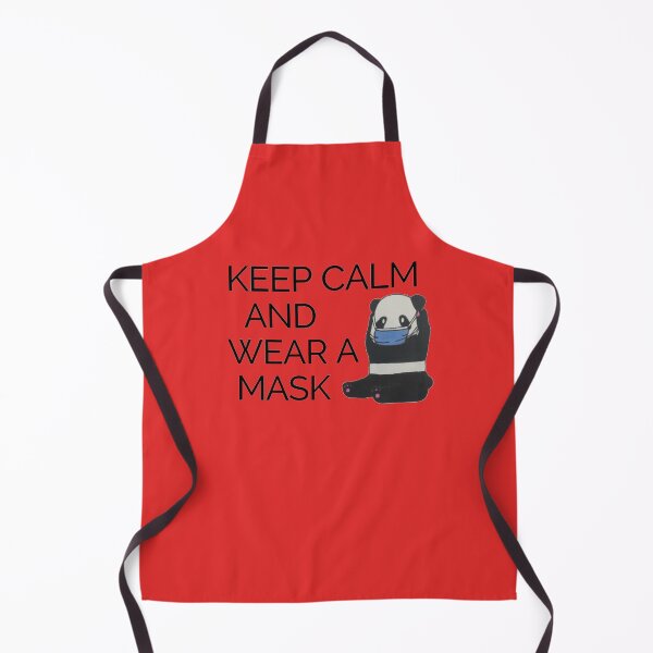 Item preview, Keep calm and wear a mask + panda designed and sold by introvertcafe.