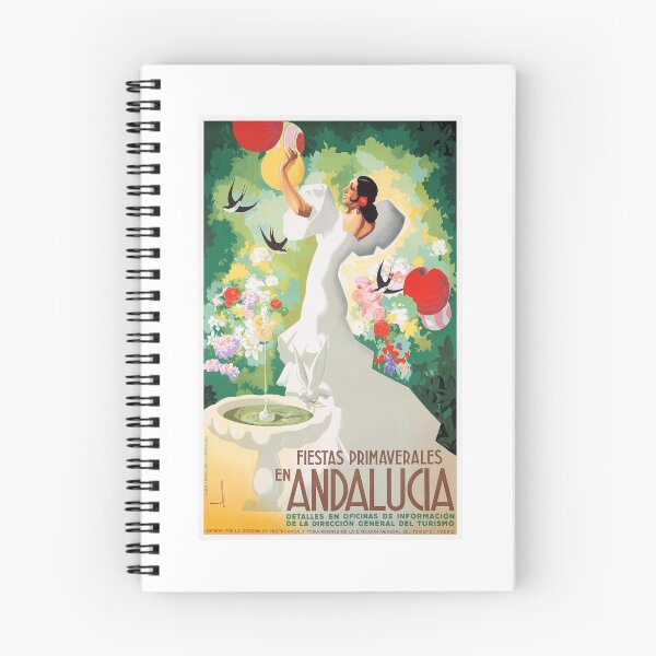 Item preview, 1941 SPAIN Andalucia Springtime Festivals Poster designed and sold by retrographics.