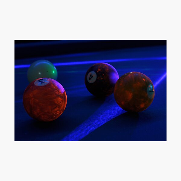 black light pool balls