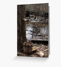 Old Fashioned Sugaring Greeting Card