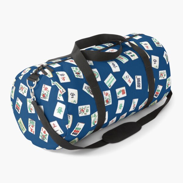 Item preview, mah jongg tiles navy blue designed and sold by farreystudio.