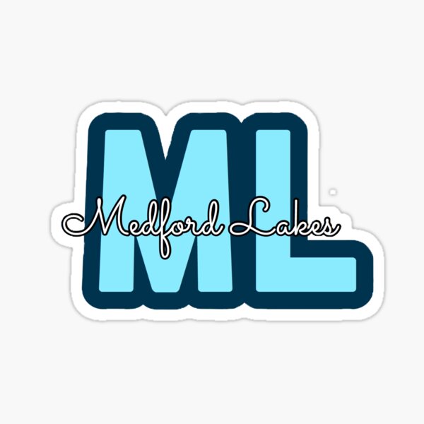 "Medford Lakes NJ" Sticker by stickersisters0 Redbubble