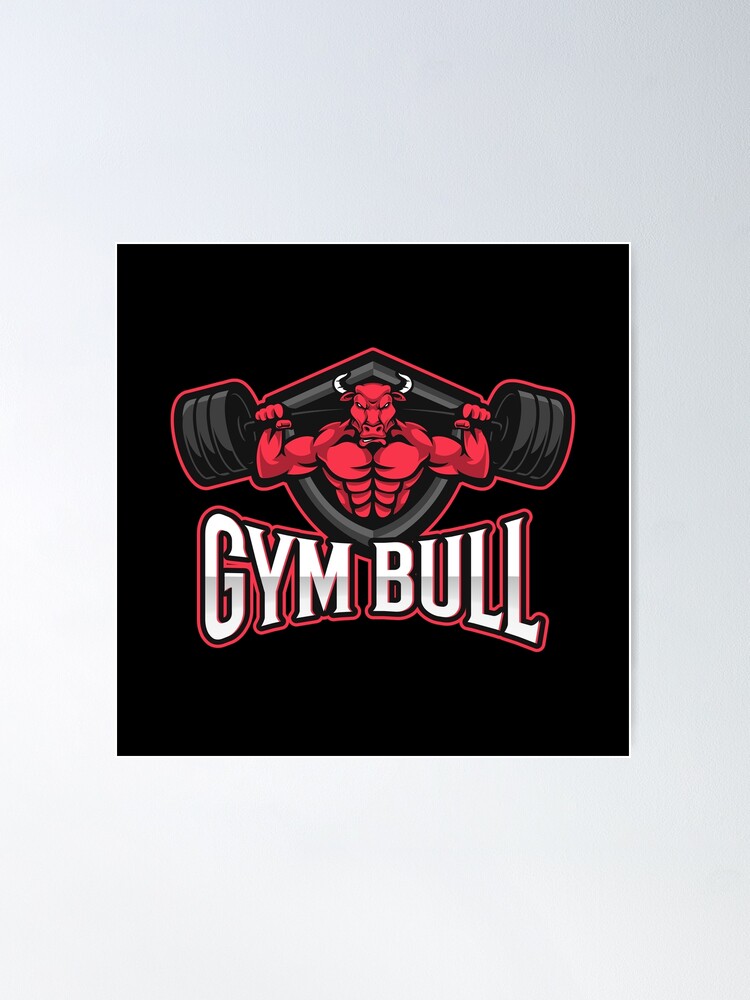  Decal Stickers Gym Bodybuilder Muscle red Bull Tablet Laptops  Weatherp (3 X 2.54 Inches)