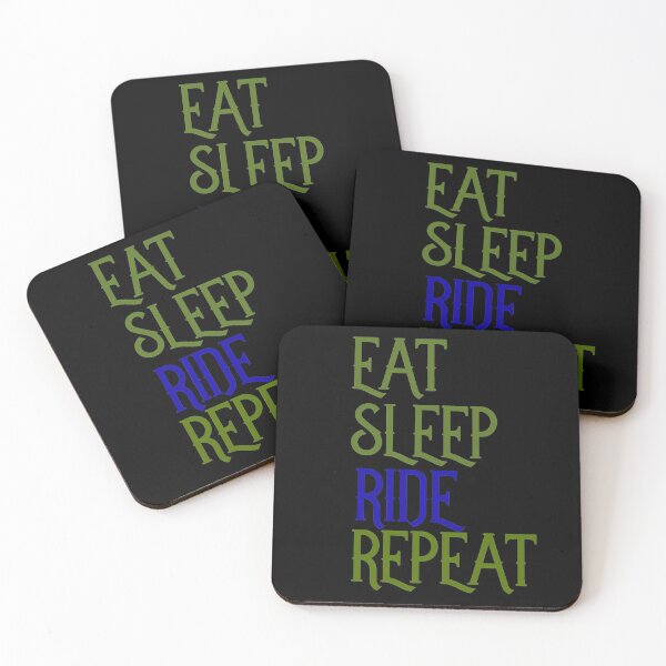 Item preview, Eat sleep ride repeat designed and sold by Monkey204.