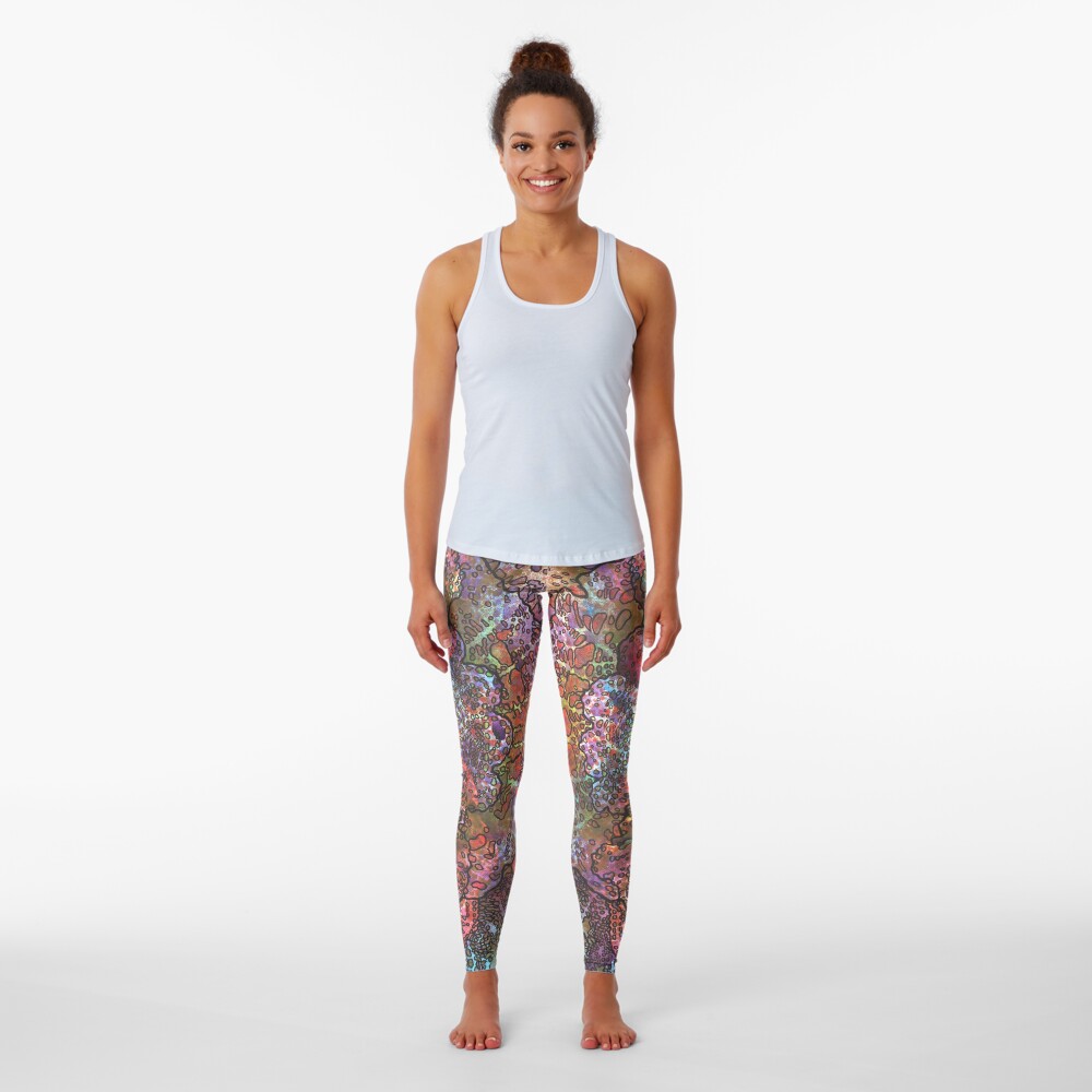 Item preview, Leggings designed and sold by KatieSchutteArt.
