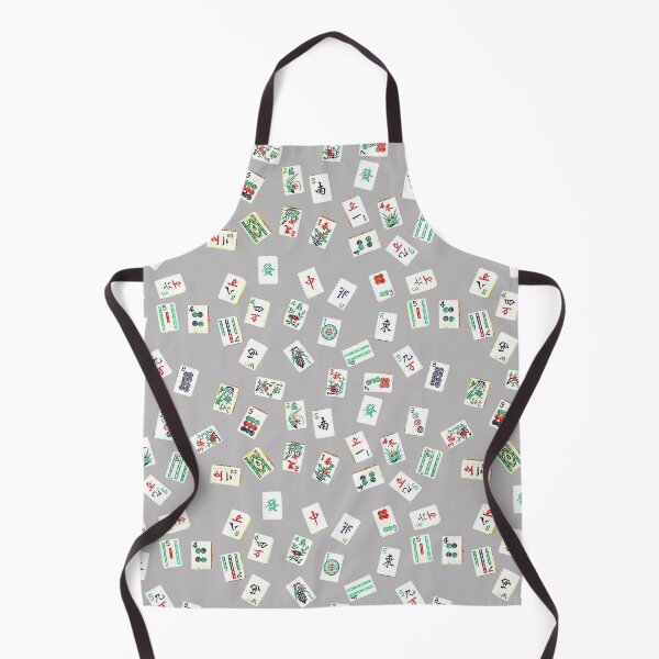Item preview, mah jongg tiles soft gray designed and sold by farreystudio.