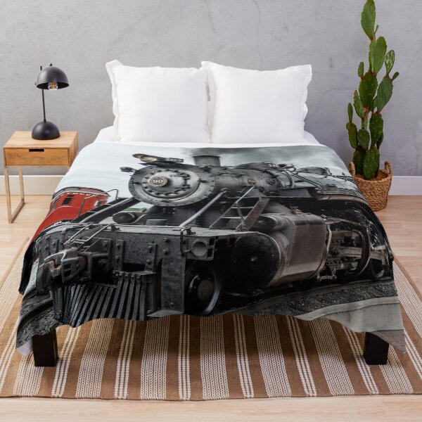 Strasburg Locomotive Throw Blanket