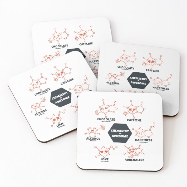 Item preview, "Chemistry is Awesome" Cute Molecules designed and sold by HiFiTees.