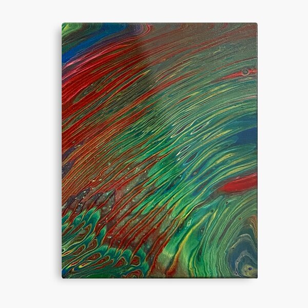 Rainbow Rays Metal Print
