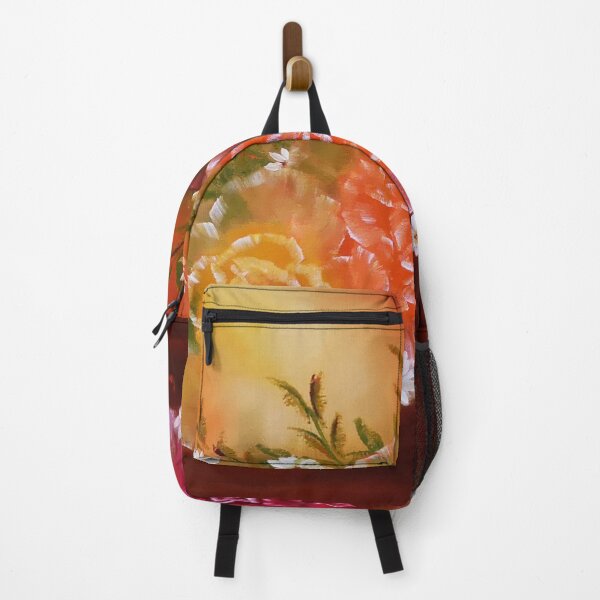 Item preview, hand painted yellow, orange and red roses designed and sold by TEN10digital.