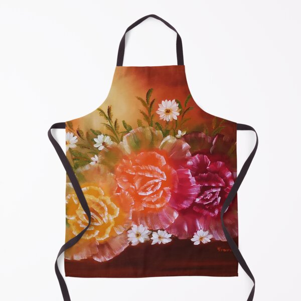 Item preview, hand painted yellow, orange and red roses designed and sold by TEN10digital.