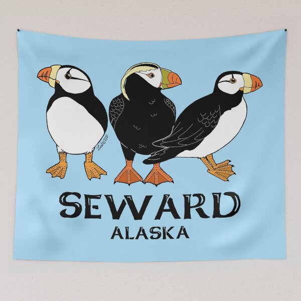 Item preview, Puffins Seward, AK designed and sold by sharkbait83.