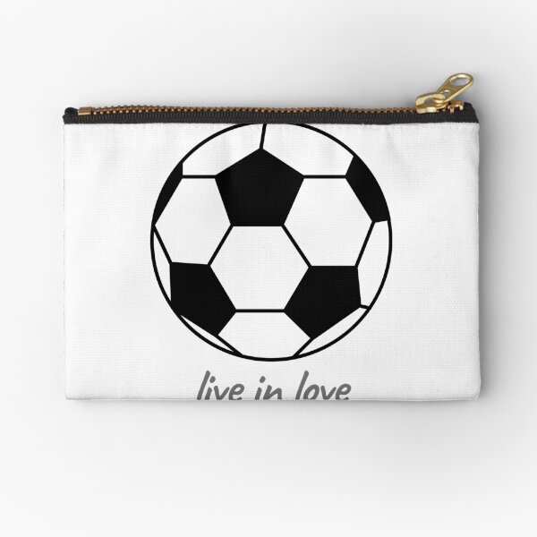 Football (football) live in love Zipper Pouch