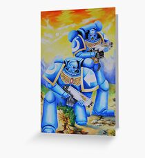 Ultramarines Greeting Card