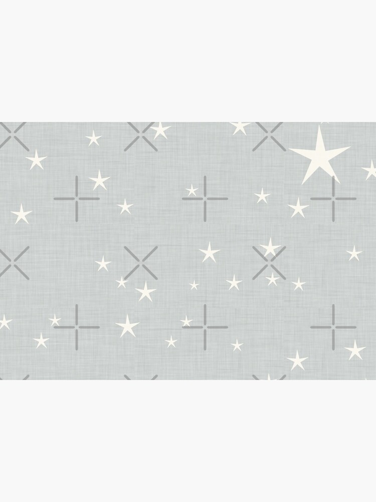 Grey star with fabric texture - narwhal collection by susycosta