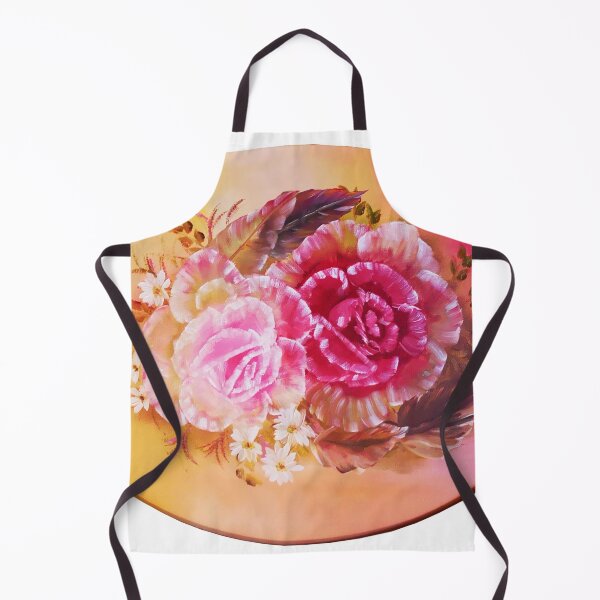 Item preview, hand painted pink roses designed and sold by TEN10digital.