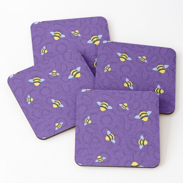 Item preview, Bees and black sunflowers  designed and sold by SaigamiProject.
