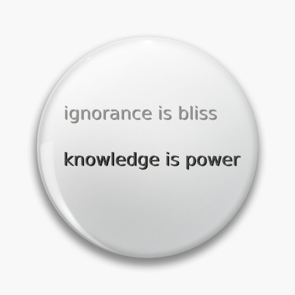 Item preview, ignorance, knowledge designed and sold by aryn nichelle.