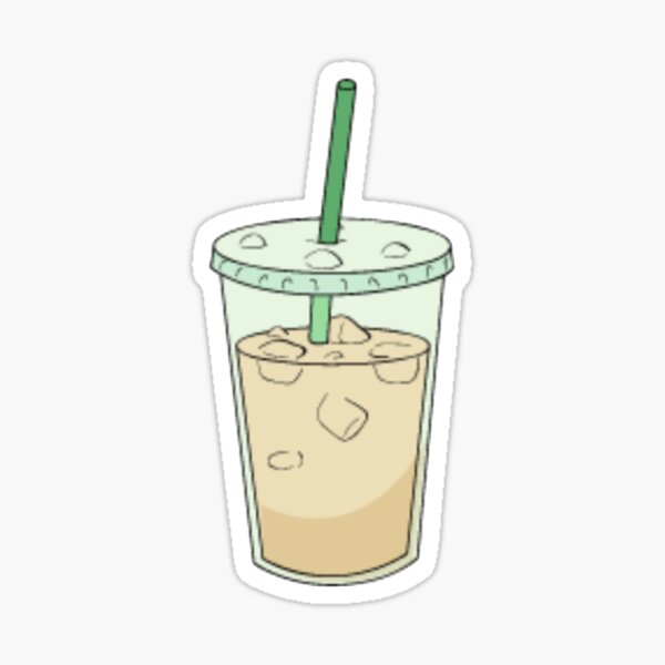 iced coffee Sticker for Sale by ahp00