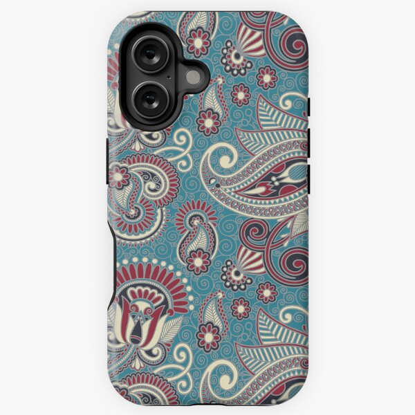 More paisley flowers iPhone Tough Case