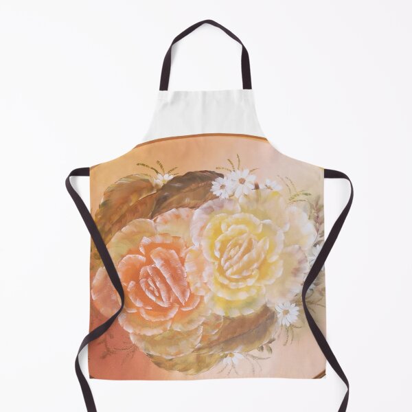 Item preview, hand painted yellow and orange roses designed and sold by TEN10digital.
