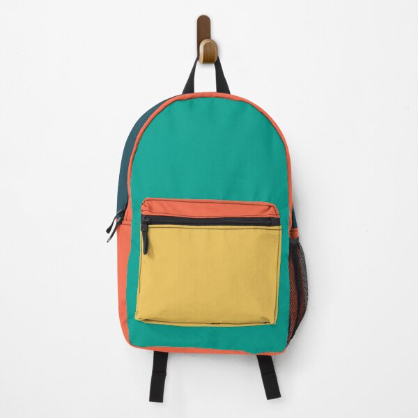 Colour block backpack best sale