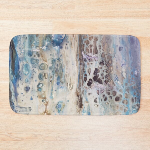 Item preview, Riverbed Abstract Paint Pour designed and sold by LivingArtBrenda.