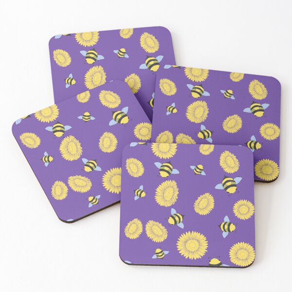 Item preview, Bees and sunflowers designed and sold by SaigamiProject.