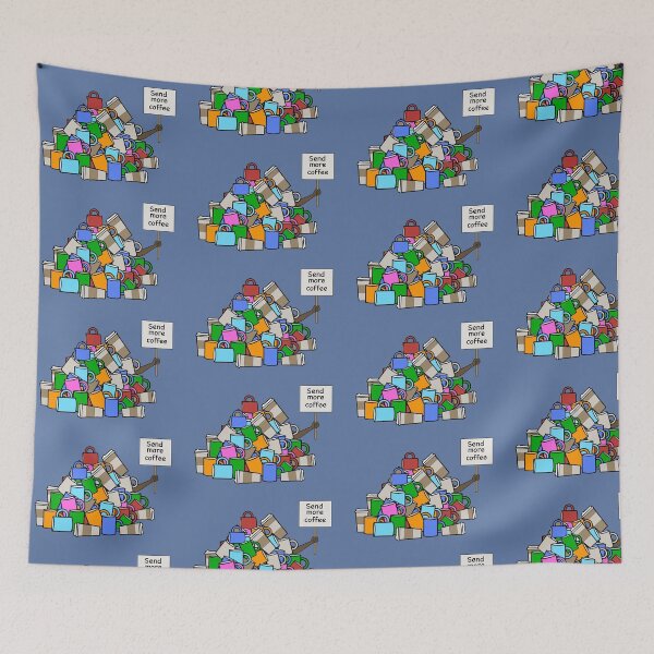Item preview, Send More Coffee designed and sold by sarahawillis.