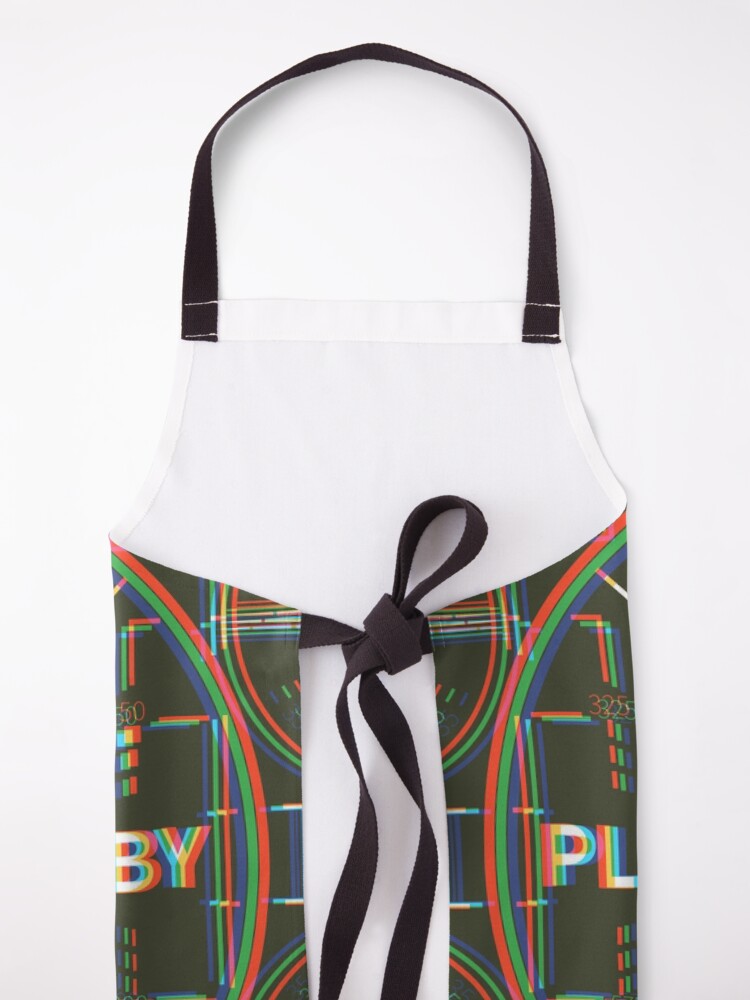 Alternate view of Please stand by Kaliedoscope Apron