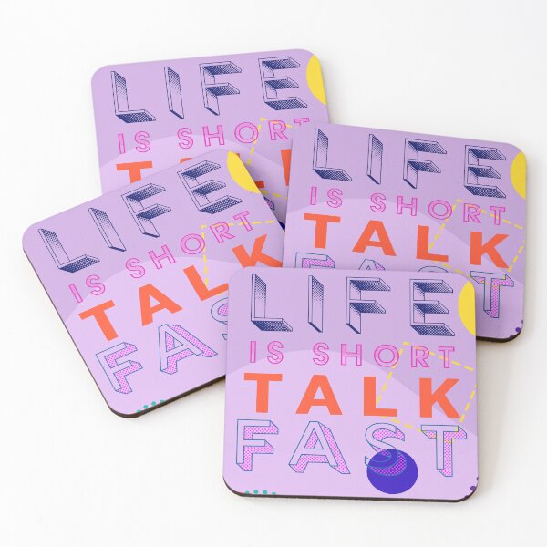 Item preview, Life is short. Talk Fast.  designed and sold by aytchim.