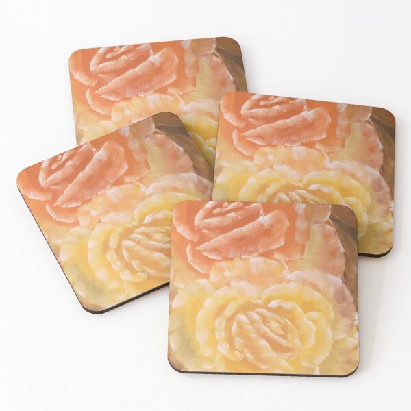 Item preview, hand painted orange and yellow roses designed and sold by TEN10digital.