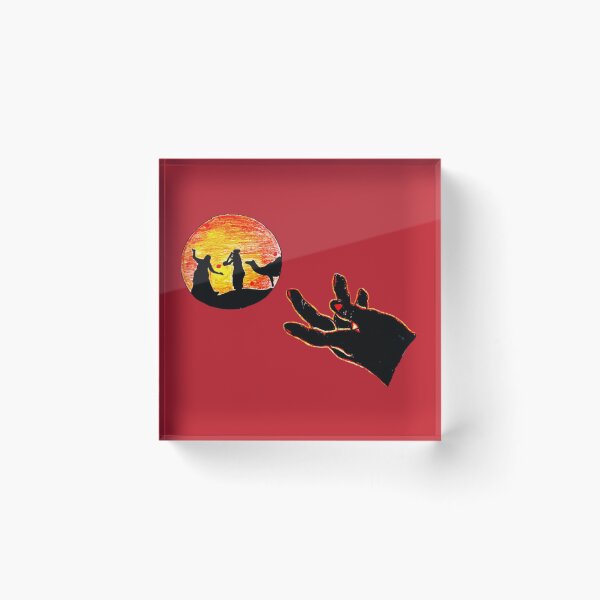 Item preview, Rajasthani Silhouette (Red) designed and sold by Annaika Khoday.