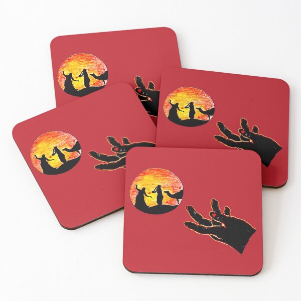 Item preview, Rajasthani Silhouette (Red) designed and sold by Annaika Khoday.