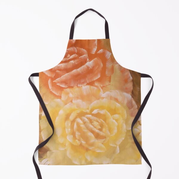 Item preview, hand painted orange and yellow roses designed and sold by TEN10digital.