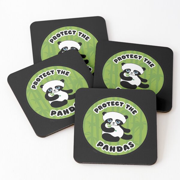 Item preview, Cute Panda - Protect the Pandas Endangered Species with Bamboo designed and sold by PUFFYP.