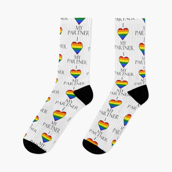Item preview, I love my partner - current gay pride flag designed and sold by Sleeping-Satan.