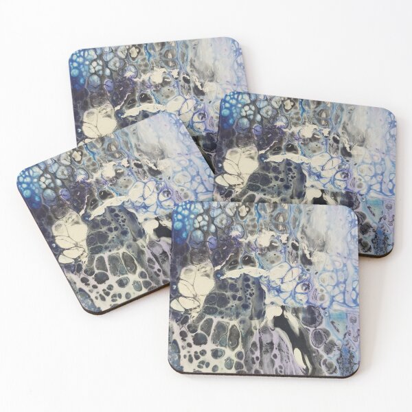 Item preview, Riverbed 2 Abstract Paint Pour designed and sold by LivingArtBrenda.