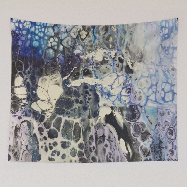 Item preview, Riverbed 2 Abstract Paint Pour designed and sold by LivingArtBrenda.