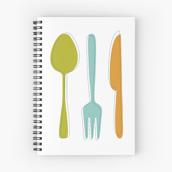 Item preview, Colorful Kitchen Utensils Mid Century Retro designed and sold by Orchard Berry.