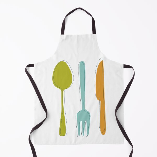 Item preview, Colorful Kitchen Utensils Mid Century Retro designed and sold by Orchard Berry.
